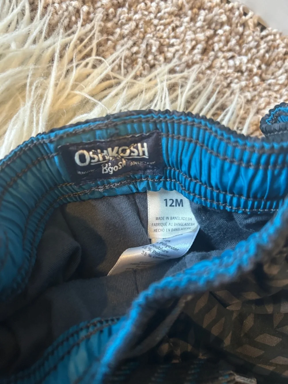 12 month boys Bottoms mixed brands Bundle - comfy pants